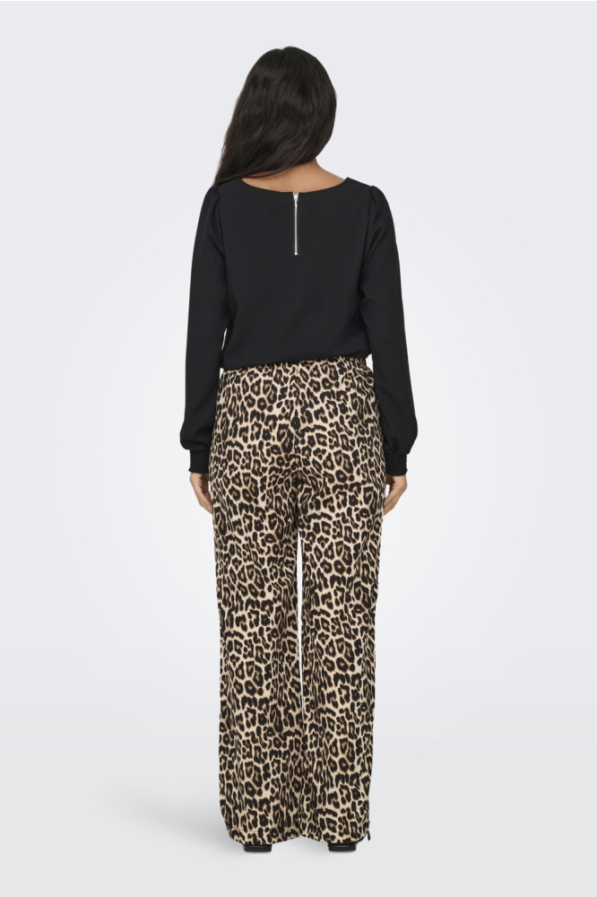 ONLCLARA PULLUP PANT WVN OS 15349052 Black/LEO